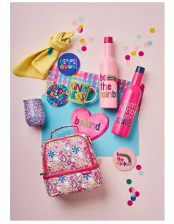 Maxwell & Williams Kasey Rainbow Be Kind Ceramic Coaster 10cm Plaid -Dining Sales 850074130 3 720x928