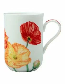 Maxwell & Williams Katherine Castle Floriade Mug 350ML Poppy Gift Boxed