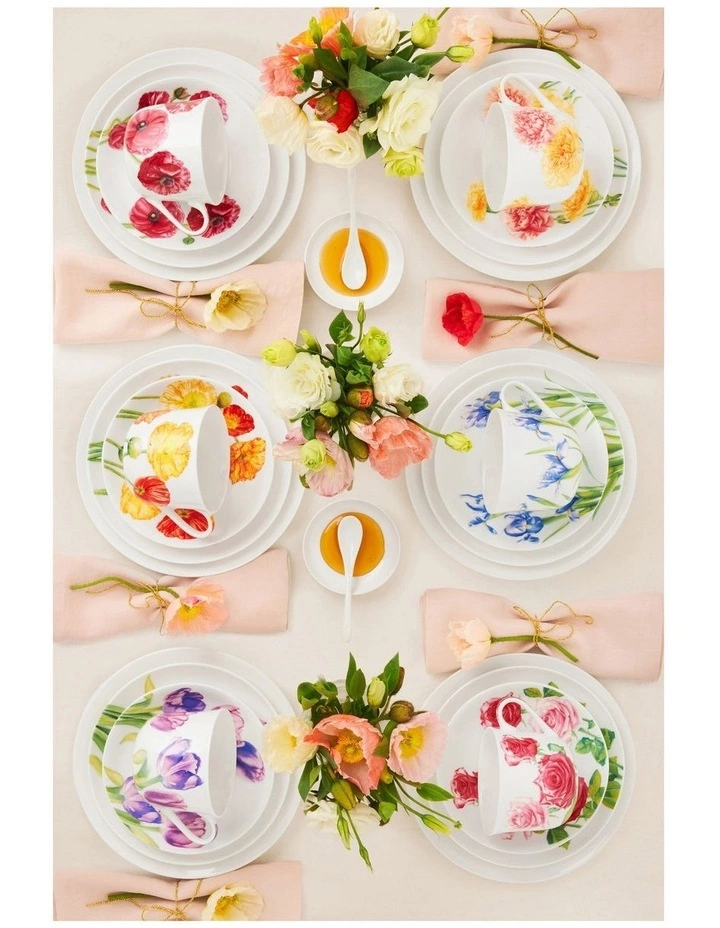 Maxwell & Williams Katherine Castle Floriade Plate 20cm Poppy Gift Boxed 2 Maxwell & Williams Katherine Castle Floriade Plate 20cm Poppy Gift Boxed - Image 2