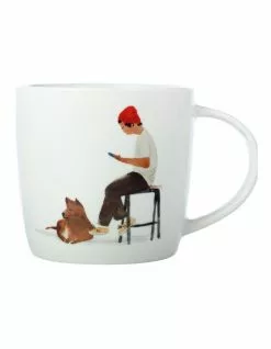 Maxwell & Williams Marc Martin BFF Mug 400ML Cafe Waiting Gift Boxed