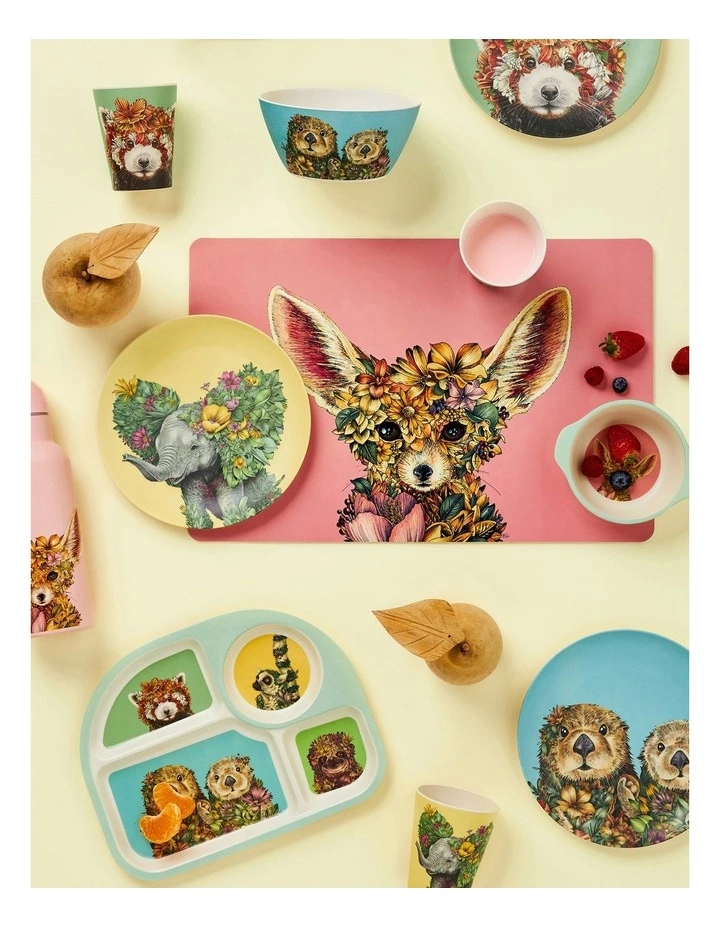 Maxwell & Williams Marini Ferlazzo Wild Planet Children's Bamboo 3pc Dinner Set Boxed 6 Maxwell & Williams Marini Ferlazzo Wild Planet Children's Bamboo 3pc Dinner Set Boxed - Image 6