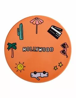 Maxwell & Williams Megan McKean Cities Ceramic Round Coaster 10.5cm Los Angeles