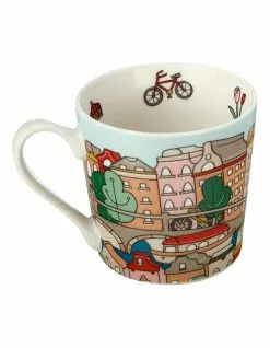 Maxwell & Williams Megan McKean Cities Mug 430ML Amsterdam Gift Boxed -Dining Sales 850083580 4 720x928