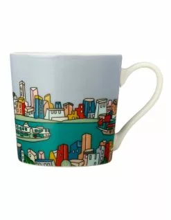 Maxwell & Williams Megan McKean Cities Mug 430ML Hong Kong Gift Boxed