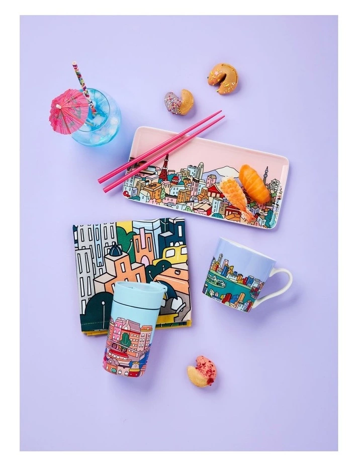 Maxwell & Williams Megan McKean Cities Rectangle Plate 25x12cm Venice Gift Boxed 2 Maxwell & Williams Megan McKean Cities Rectangle Plate 25x12cm Venice Gift Boxed - Image 2