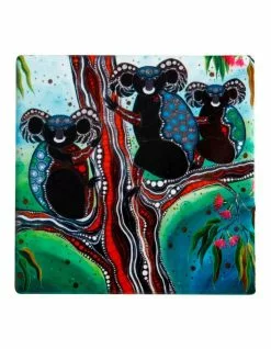 Maxwell & Williams Melanie Hava Journeys Ceramic Coaster 10cm Koalas