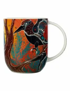 Maxwell & Williams Melanie Hava Journeys Mug 440ML Kookaburras Gift Boxed