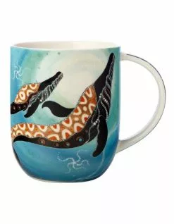 Maxwell & Williams Melanie Hava Journeys Mug 440ML Whales Gift Boxed