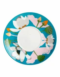 Maxwell & Williams Royal Botanic Gardens Lotus Demi Cup & Saucer 100ML Aqua Gift Boxed -Dining Sales 850088980 3 720x928