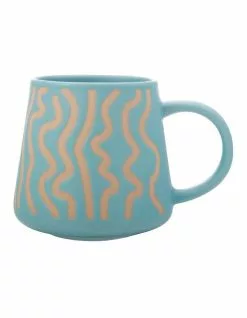 Maxwell & Williams Squiggle Mug 420ML Blue