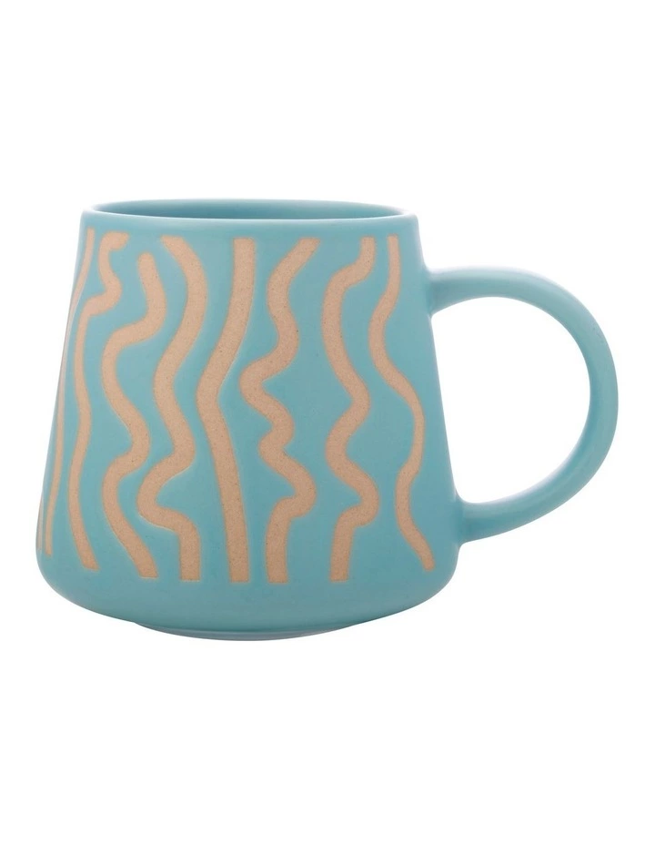 Maxwell & Williams Squiggle Mug 420ML Blue 1 Maxwell & Williams Squiggle Mug 420ML Blue