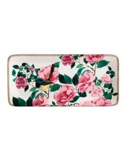 Maxwell & Williams Teas & C's Silk Road Rectangle Platter 33x15.5cm White Gift Boxed