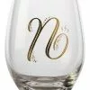 Maxwell & Williams The Letterettes Stemless Glass 500ML "N" Boxed