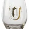 Maxwell & Williams The Letterettes Stemless Glass 500ML "U" Boxed