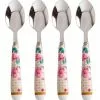 Maxwell & Williams Teas & C's Silk Road Teaspoon Set 4pc White Boxed