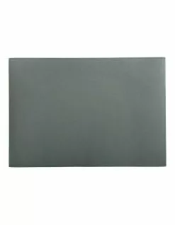 Maxwell & Williams Table Accents Leather Look Cowhide Placemat 43x30cm Grey