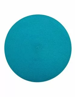 Maxwell & Williams Table Accents Round Placemat In Turquoise