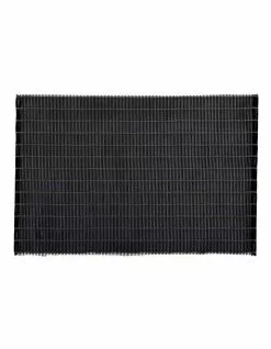 Maxwell & Williams Table Accents Lurex Bamboo weave Placemat 45x30cm In Black