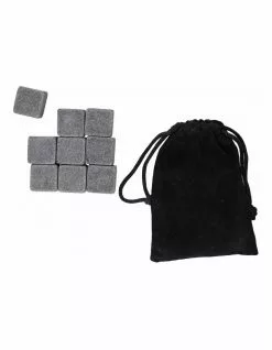 BarCraft Whisky Stone Set of 9 Charcoal Gift Boxed -Dining Sales 860083840 3 720x928
