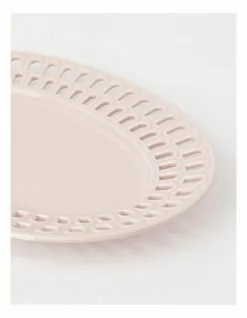 Heritage Lace Pink Carved Oval Platter -Dining Sales 864783730 3 720x928