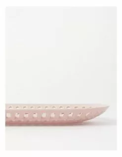 Heritage Lace Pink Carved Large Rectangular Platter -Dining Sales 864784090 3 720x928