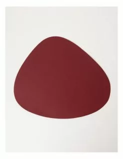 Vue Leather Look Placemat Wine