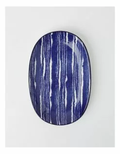 Vue Eiko 23.5cm Oval Plate in Blue