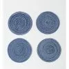 Vue Denim Look Marle Coaster 4pk in Blue