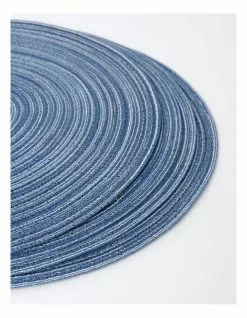 Vue Denim Look Marle Placemat 4pk in Blue -Dining Sales 865772380 3 720x928