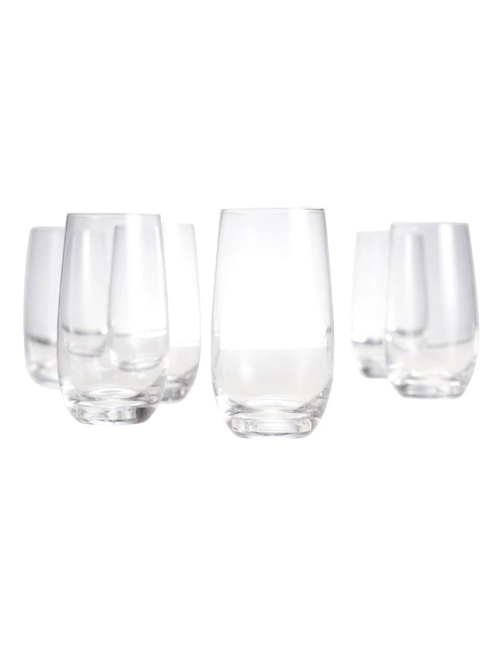 Salt&Pepper Cuvee Set Of 6 Highball Glasses 4 Salt&Pepper Cuvee Set Of 6 Highball Glasses - Image 4