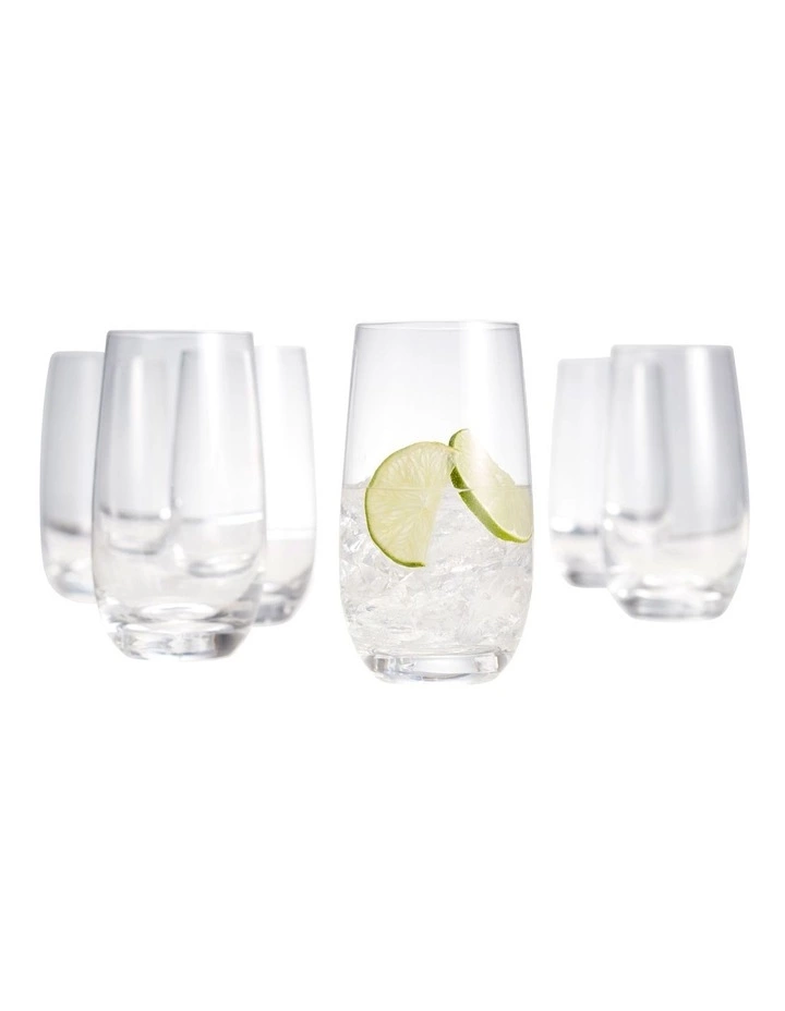 Salt&Pepper Cuvee Set Of 6 Highball Glasses 2 Salt&Pepper Cuvee Set Of 6 Highball Glasses - Image 2