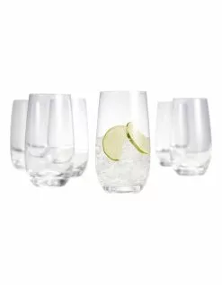 Salt&Pepper Cuvee Set Of 6 Highball Glasses 10 Salt&Pepper Cuvee Set Of 6 Highball Glasses -Dining Sales 865838000 2 720x928