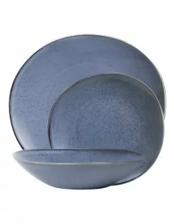 Robert Gordon Mason 12 Piece Dinner Set Blue Storm