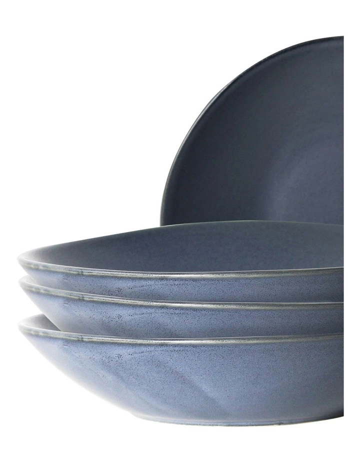 Robert Gordon Mason Pasta Bowl Set Of 4 Blue Storm 3 Robert Gordon Mason Pasta Bowl Set Of 4 Blue Storm - Image 3