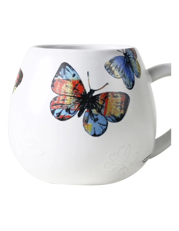 Robert Gordon X Bromley Kids Bfly Embossed Mug 200ml White 2 Robert Gordon X Bromley Kids Bfly Embossed Mug 200ml White - Image 2
