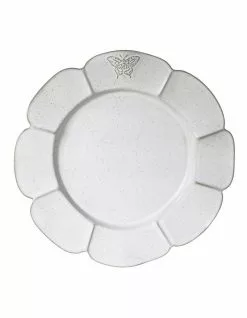Robert Gordon X Bromley Butterfly Embossed Platter White