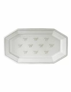 Robert Gordon X Bromley Kaleidoscope Embossed Platter White