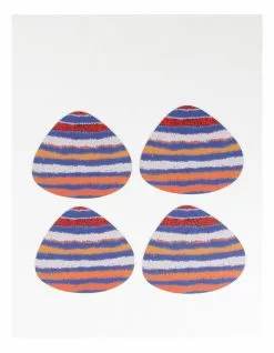 Warlukurlangu Artists x Vue Coaster Set of 4 Pirlarla Jukurrpa (Dogwood Tree Bean Dreaming) by Liddy Napanangka Walker