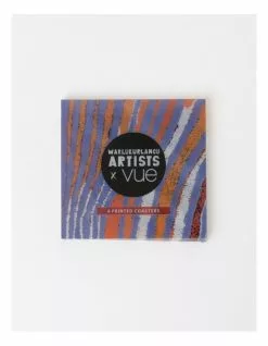 Warlukurlangu Artists x Vue Coaster Set of 4 Pirlarla Jukurrpa (Dogwood Tree Bean Dreaming) by Liddy Napanangka Walker 5 Warlukurlangu Artists x Vue Coaster Set of 4 Pirlarla Jukurrpa (Dogwood Tree Bean Dreaming) by Liddy Napanangka Walker -Dining Sales 866680480 3 720x928