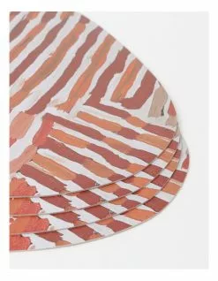 Warlukurlangu Artists x Vue Placemat Set of 4 Mina Mina Jukurrpa (Mina Mina Dreaming) by Helen Nungarrayi Reed 6 Warlukurlangu Artists x Vue Placemat Set of 4 Mina Mina Jukurrpa (Mina Mina Dreaming) by Helen Nungarrayi Reed -Dining Sales 866681020 3 720x928