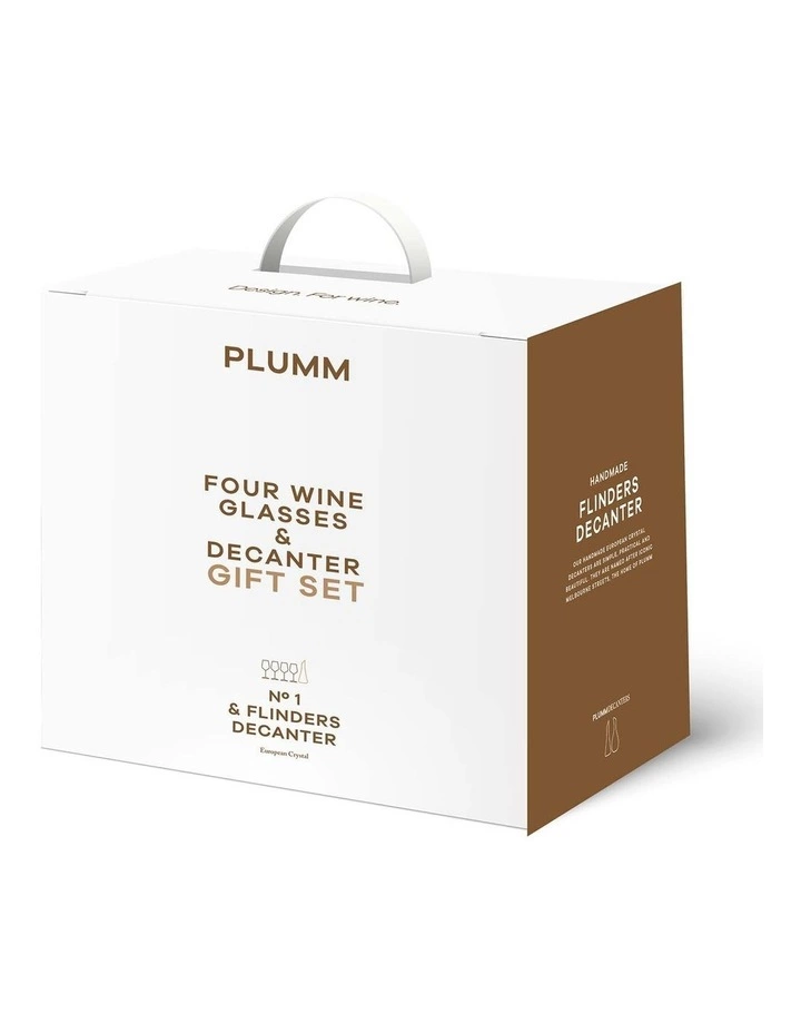 Plumm Three Gift Set 4 x No 1 & Flinders Decanter 2 Plumm Three Gift Set 4 x No 1 & Flinders Decanter - Image 2