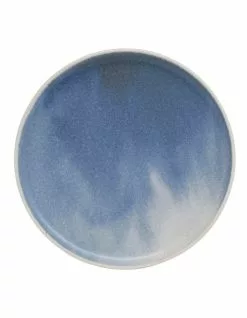 Salt&Pepper Kanoko Side Plate Blue 20cm Set Of 6