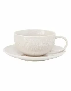 Salt&Pepper Prado Tea Cup & Saucer 250ml/15cm Set Of 6