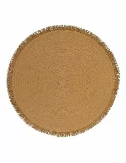 Salt&Pepper Piper Placemat 38cm Set Of 6 Toffee