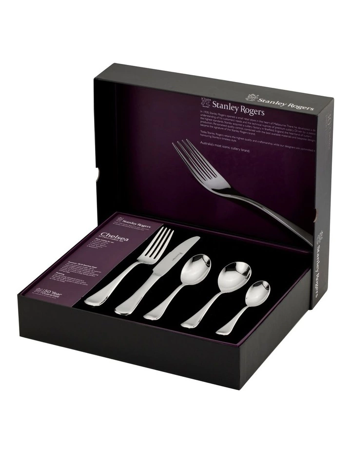 Stanley Rogers Chelsea 30 Piece Cutlery set 2 Stanley Rogers Chelsea 30 Piece Cutlery set - Image 2