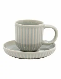 Salt&Pepper Amana Espresso Cup & Saucer 95ml/11cm Cloud