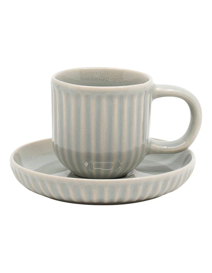 Salt&Pepper Amana Espresso Cup & Saucer 95ml/11cm Cloud 1 Salt&Pepper Amana Espresso Cup & Saucer 95ml/11cm Cloud