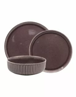 Salt&Pepper Amana Dinner Set 12pc Wine