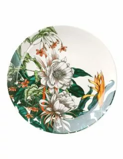 Maxwell & Williams The Blck Pen Night Garden Coupe Side Plate 19cm Flower