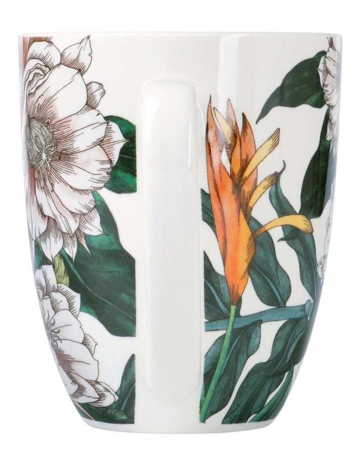 Maxwell & Williams The Blck Pen Night Garden Coupe Mug 420ML Flower 3 Maxwell & Williams The Blck Pen Night Garden Coupe Mug 420ML Flower - Image 3